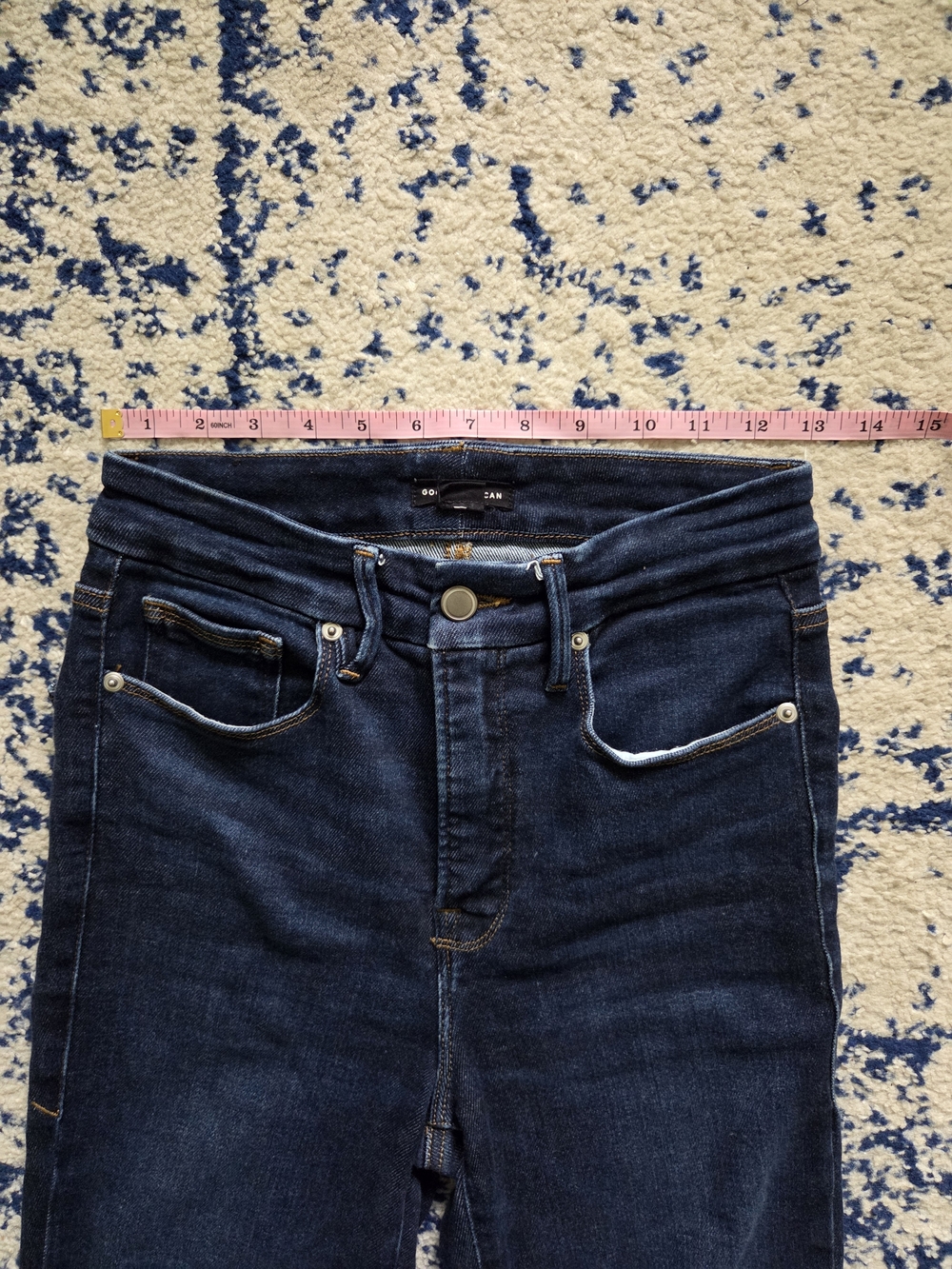 Good American Dark Indigo Skinny Jeans - Picture 6 of 8